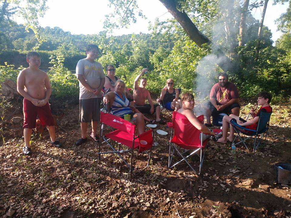 Camp Tomahawk Tent RV Camping Cookout